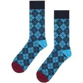 Langskaftede Strømper Happy Socks  Mini Argyle Jaquard
