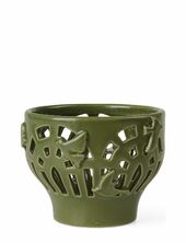Orangery Tealight Holder Ø9.5 Cm Green Garden Kähler Green