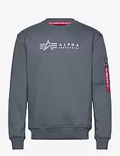 Alpha Label Sweater Alpha Industries Grey