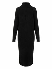 Yasmavi Knit Midi Rollneck Dress Noos Yas Black