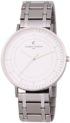 Pierre Cardin Herreur Cbn.3038 Bonne Arena Hvid/stål Ø42 Mm