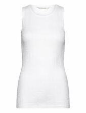 Alberte Cotton Top Drop Needle Gots Gai+lisva White