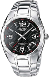 Casio Herreur Ef-125d-1aveg Edifice Sort/stål Ø40 Mm