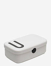Personal Lunch Box A-z Design Letters White