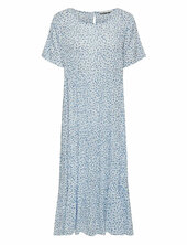 Onlmaya Life S/s Dress Wvn Noos Only Blue