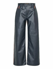 2387 Cotton Drill / Faux Leather, H Stine Goya Black