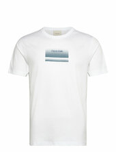 Gradient Logo T-shirt Calvin Klein White