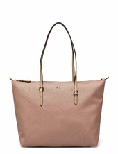 Nylon Medium Keaton Tote Bag Lauren Ralph Lauren Beige