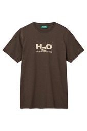 H2o - T-shirt - Basic Logo Tee - Espresso