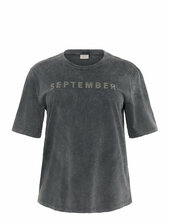 Kcserina T-shirt Kaffe Curve Grey