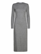 Gathered Details Dress Mango Grey