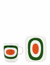 Melooni Mug+plate Set Of 2 Marimekko Home Patterned