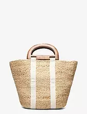 Raffia Basket Bag French Connection Beige