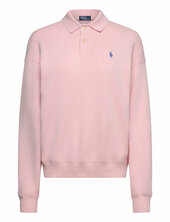 Lightweight Fleece Long-sleeve Polo Polo Ralph Lauren Pink