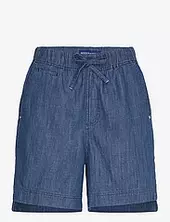 Sporty Utility Short In Lightweight Denim — Washed Indigo Scotch & Soda Blue