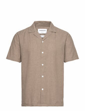 Casual Linen Blend Resort S/s Lindbergh Beige