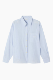 Eluabird Shirt - Blue Stripes - American Vintage - Blå S