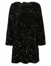 Vmetta Ls Boatneck Short Dress Jrs Prm Vero Moda Black