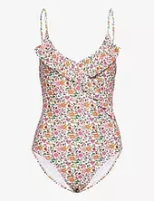 Anemona Bly Frill Swimsuit Becksöndergaard Coral