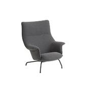 Muuto Doze Lænestol Polstret Ocean 80/anthracite Sort