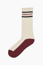 Sock Single Sport Logo - Off White - Mads Nørgaard - Creme One Size