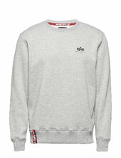 Basic Sweater Small Logo Alpha Industries Grey