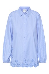 Sisters Point - Skjorte - Istea-sh3 - Mid Blue Stripe