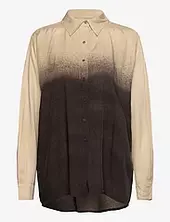Graffiti Mens Shirt - Rosali Rabens Sal R Beige