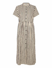 Aliyall Maxi Dress Ls Lollys Laundry Beige