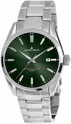 Jacques Lemans Herreur 1-1859h Derby Grøn/stål Ø40 Mm