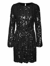 Vmefa Ls Short Dress Jrs Vero Moda Black