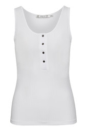 Gestuz Rollogz Tank Top B, Farve: Hvid, Størrelse: Xs, Dame