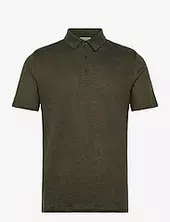 Organic Linen Polo Gots/vegan Knowledge Cotton Apparel Khaki
