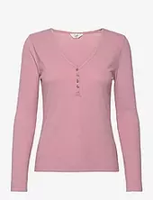 Ls Henley Lee Jeans Pink