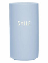 Favourite Vase Design Letters Blue