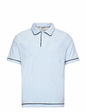 Towelling Relaxed-fit Polo Scotch & Soda Blue