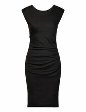 Kaindia Round-neck Dress Kaffe Black