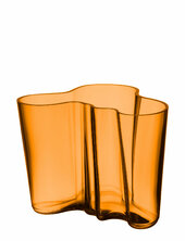 Aalto Vase 160mm Copper Iittala Orange