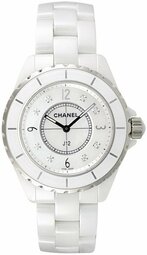 Chanel Dameur H3214 J12 Hvid/keramik Ø38 Mm