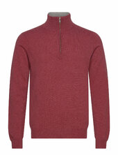 Man Half Zip Davida Cashmere Red