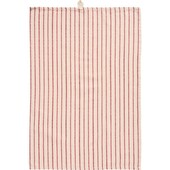 Viskestykke "holly" M/ Røde Indvævede Striber - Ib Laursen 50x70