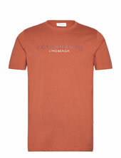 Copenhagen Print Tee S/s Lindbergh Grey