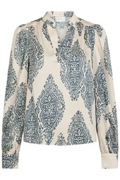 Neo Noir - Bluse - Rosslyn Paisley Drop Blouse - Creme