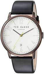 Ted Baker Herreur Te15067003 Daniel Sølvfarvet/læder Ø42 Mm
