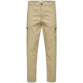Bukser Selected  Slim Tapered Wick 172 Cargo Pants - Chinchilla