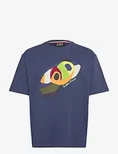 Loose Fit Applique T-shirt Scotch & Soda Navy