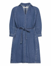 Liva Short Dress Inwear Blue