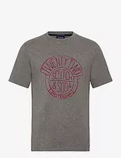 Denim Artwork T-shirt Scotch & Soda Grey