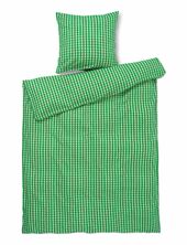 Bæk&bølge Bed Linen 140x200 Cm Dk Juna Green
