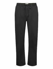 Akjan Cotton Pleat Ela Pants Anerkjendt Black